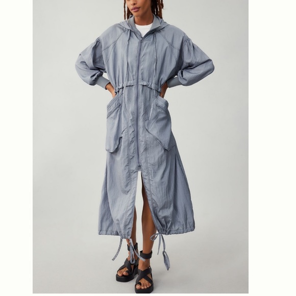 Anthropologie lightweight drawstring jacket - Picture 3 of 8